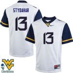 Men's West Virginia Mountaineers NCAA #13 Joe Stydahar White Authentic Nike Stitched College Football Jersey WO15B68IU